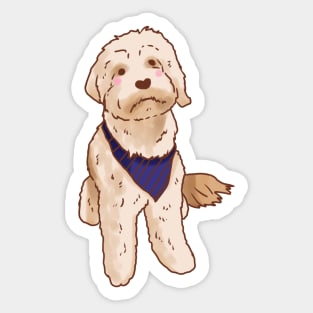 Cute Golden Doodle Sticker